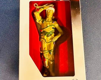 ヴィンテージ スチューベン ガラス 松ぼっくり クリスマスオーナメント