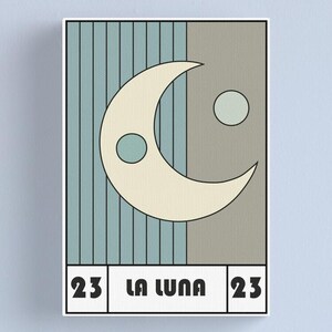 The Moon - Digital Illustration Inspired by the Mexican Lottery