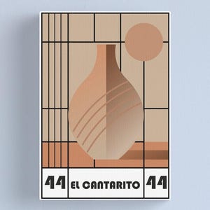 El Cantarito - Ilustración Digital Inspirada en la Lotería Mexicana