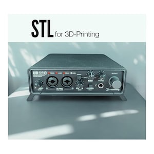 Stl Steinberg UR22C ホルダー アンダー テーブル ケーブル管理テーブル スタンド 3D プリント ファイル デジタル ダウンロード