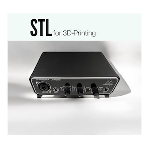 Stl Behringer Uphoria UMC22 ホルダー ケーブル管理テーブル スタンド 3D プリント ファイル デジタル ダウンロード