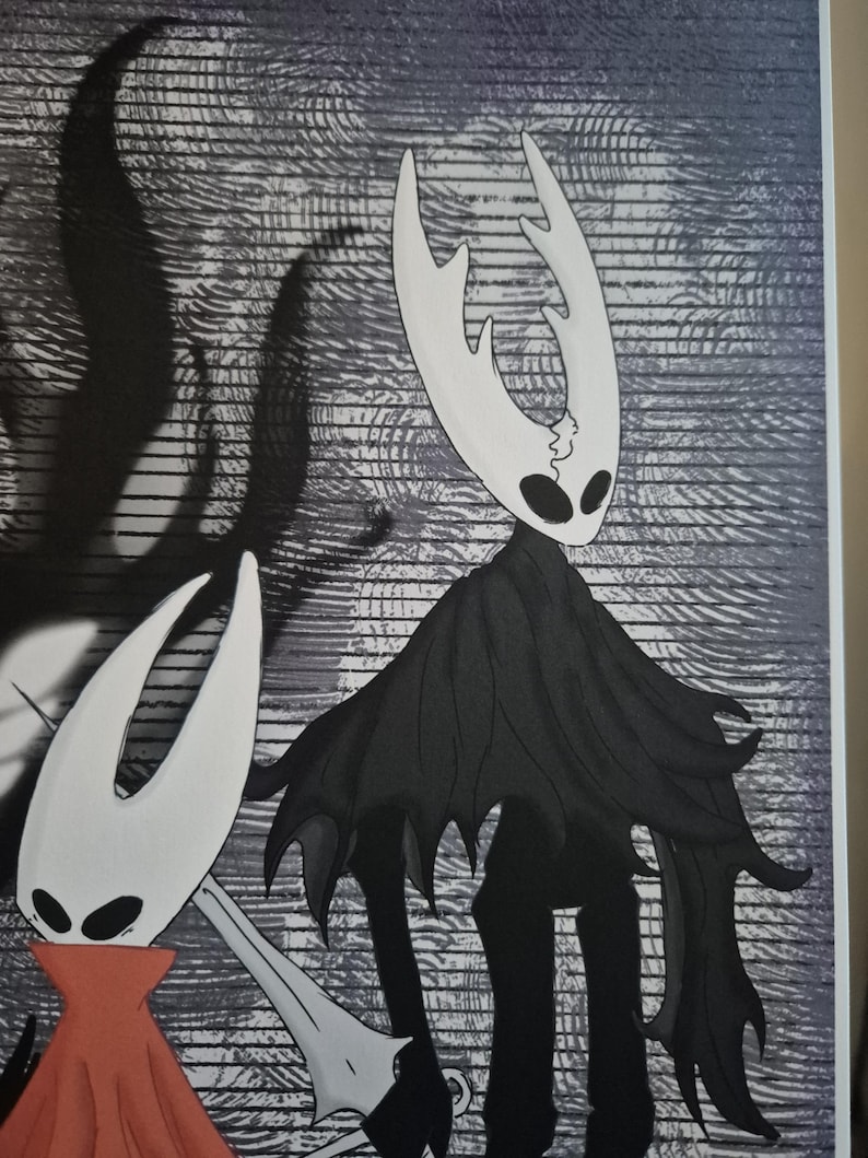 Hollow Knight Fanart Print: Hand Drawn Art - A4 A5 Size Print - Etsy Canada