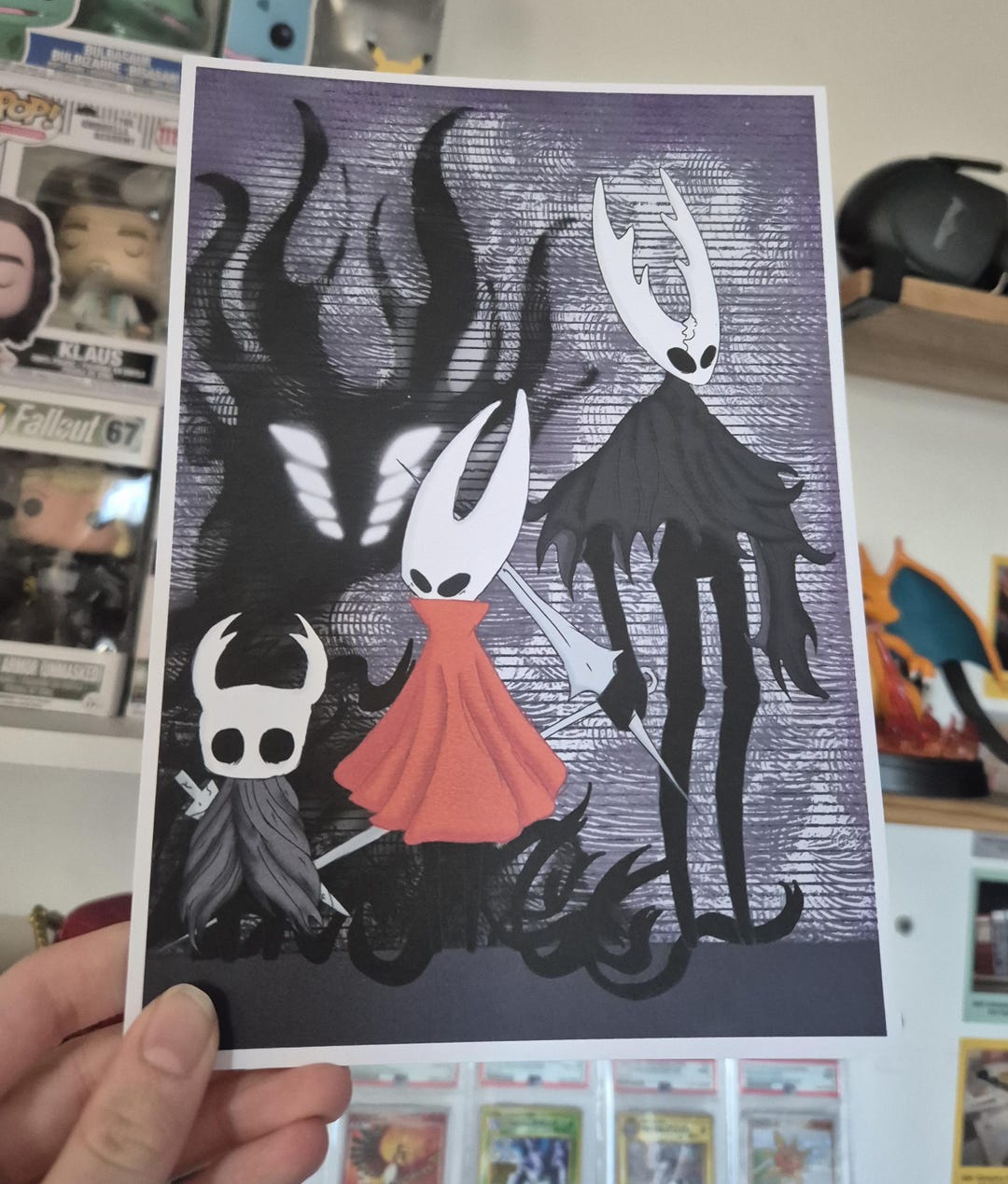 Hollow Knight Fanart Print: Hand Drawn Art - A4 A5 Size Print - Etsy