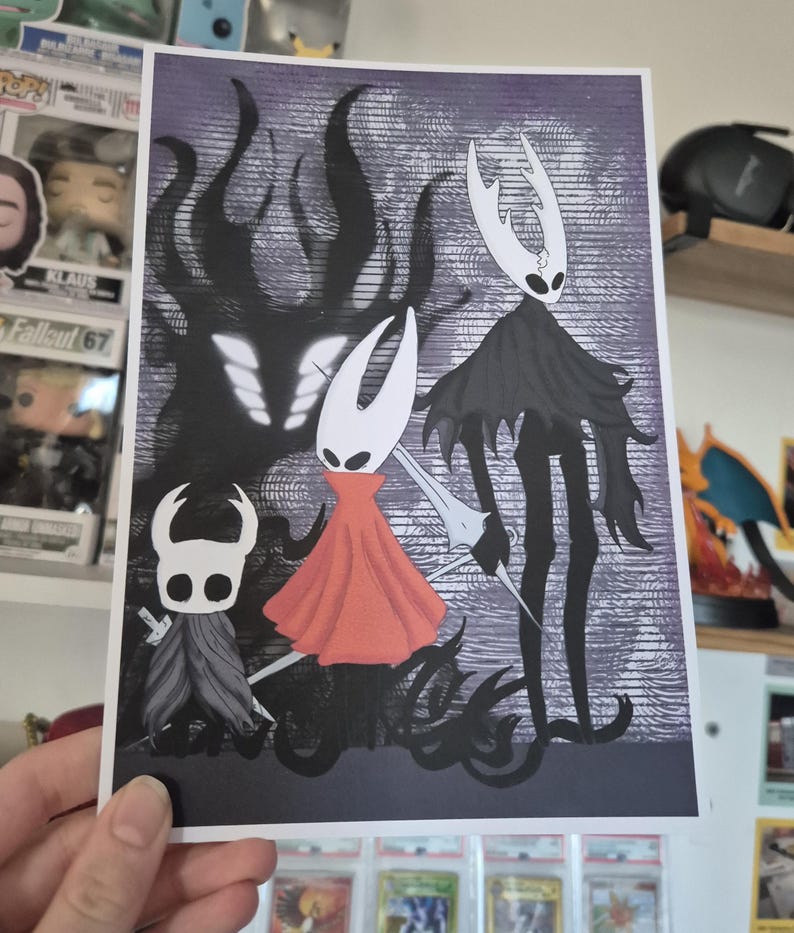 Hollow Knight Fanart Print: Hand Drawn Art - A4 A5 Size Print - Etsy Canada