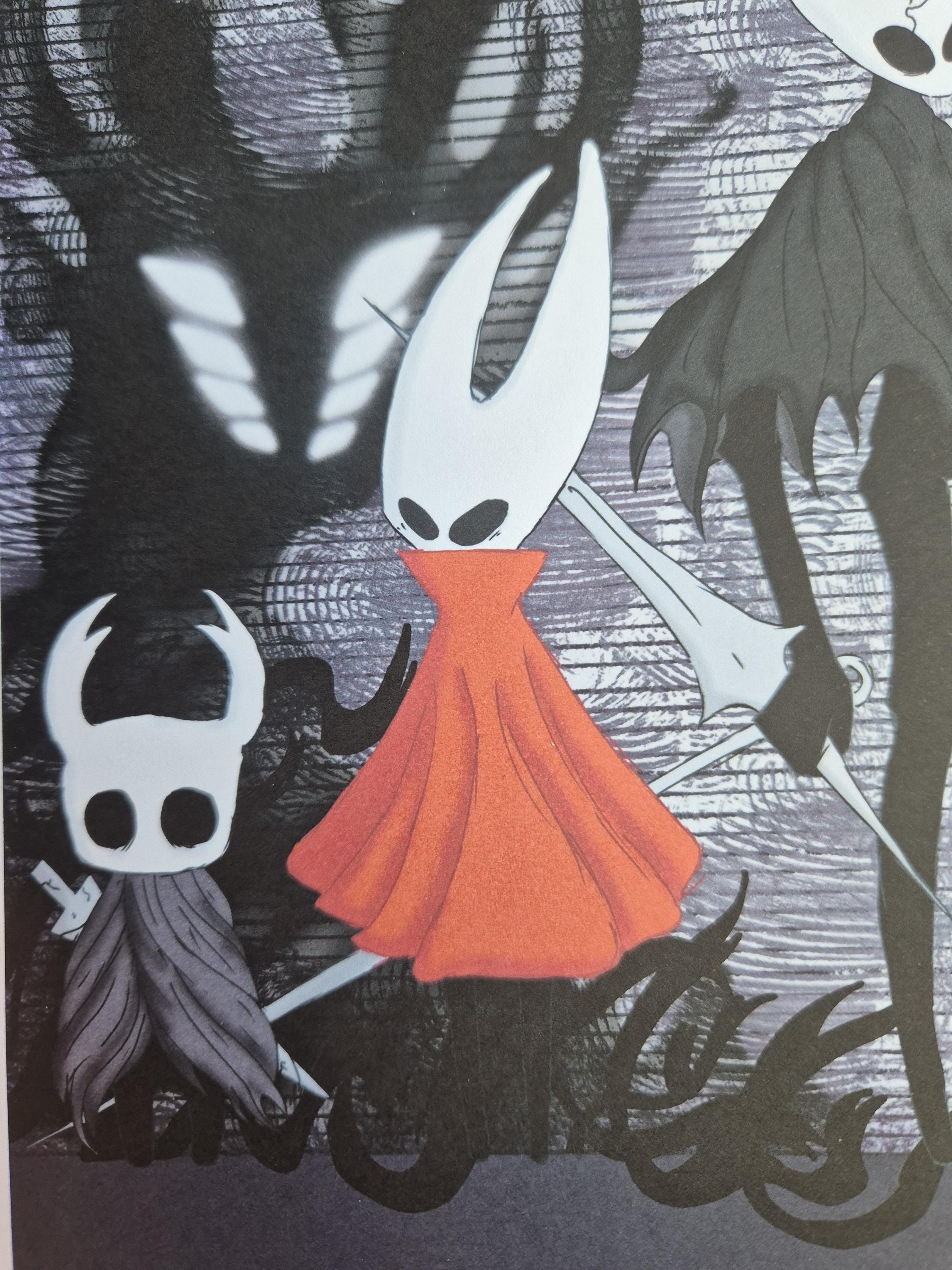 Hollow Knight Fanart Print: Hand Drawn Art - A4 A5 Size Print - Etsy