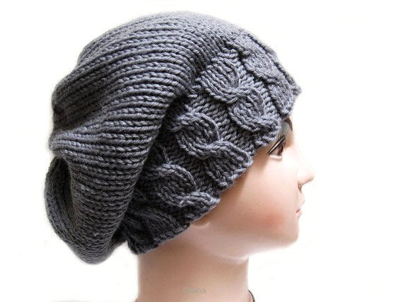 Knitting Hat Pattern Beanie Beret: Knit Pattern in PDF N21 - Etsy