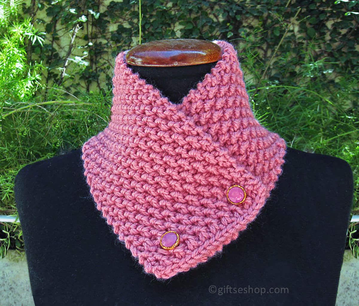 Button Neckwarmer - Etsy