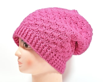 Crochet Beanie Hat Pattern – crochet beanie slouchy hat pattern no97