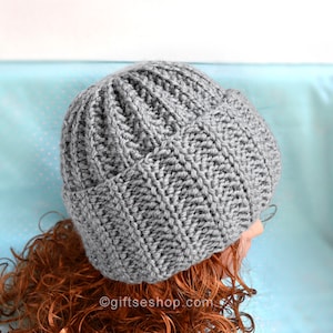 Instant Download Knitting Pattern - Knit Hat Knitting Pattern - Unisex Beanie Hat - Women’s Accessories n130