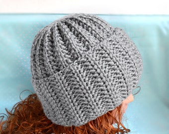 Instant Download Knitting Pattern - Knit Hat Knitting Pattern - Unisex Beanie Hat - Women’s Accessories n130