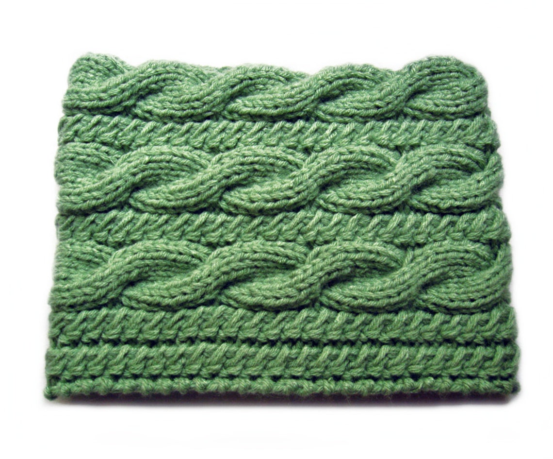 Knitting Pattern Cowl Neck Warmer Pattern, Cabled Chunky Knit Cowl for ...