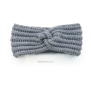 Knitting Pattern- Knit Headband, Turban Style Earwarmer, Twisted Turban Headband n110