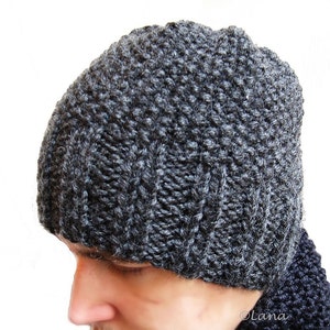 Knitting Pattern- Knitted Hat Patterns, Beanies for Men,Hats for Men, Women’s Hats, Easy Knitting Patterns PDF N15