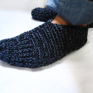 Easy Slippers Knit Pattern for Men Slipper Socks N48 - Etsy