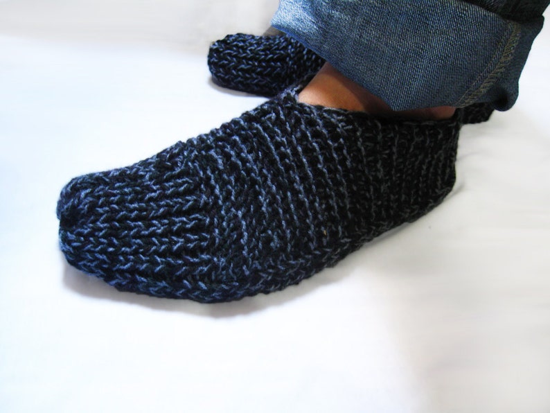 Easy Slippers Knit Pattern for Men Slipper Socks N48 - Etsy