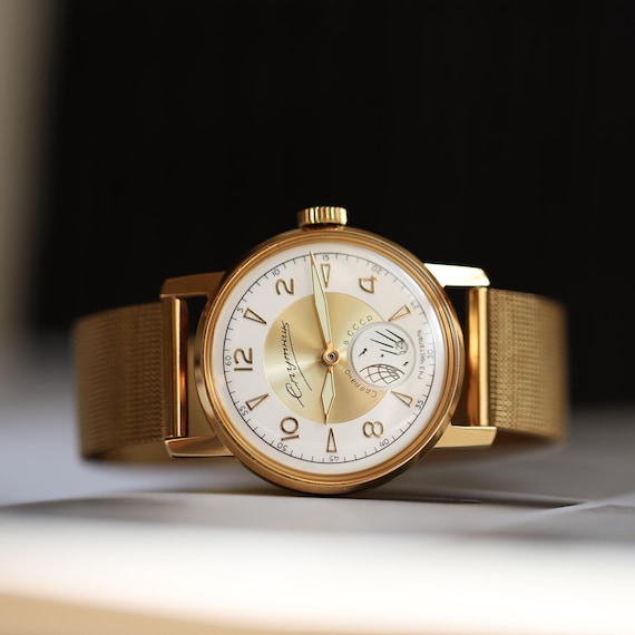Vintage Watch Sputnik 1960s Soviet Watch, Vintage Wristwatch, Watches Vintage, Collectors Gift, Mid Century Watch