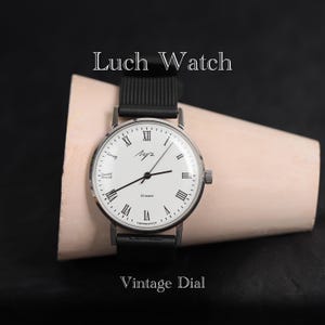 Origineel zeldzaam vintage horloge LUCH met mechanisme 2209su | Betrouwbaar zeldzaam uniseks vintage polshorloge | Schokbestendig mechanisme | Uniek cadeau-idee
