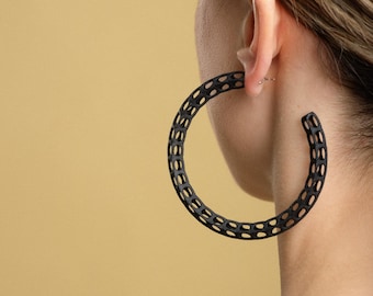 Pendientes de aros 3D