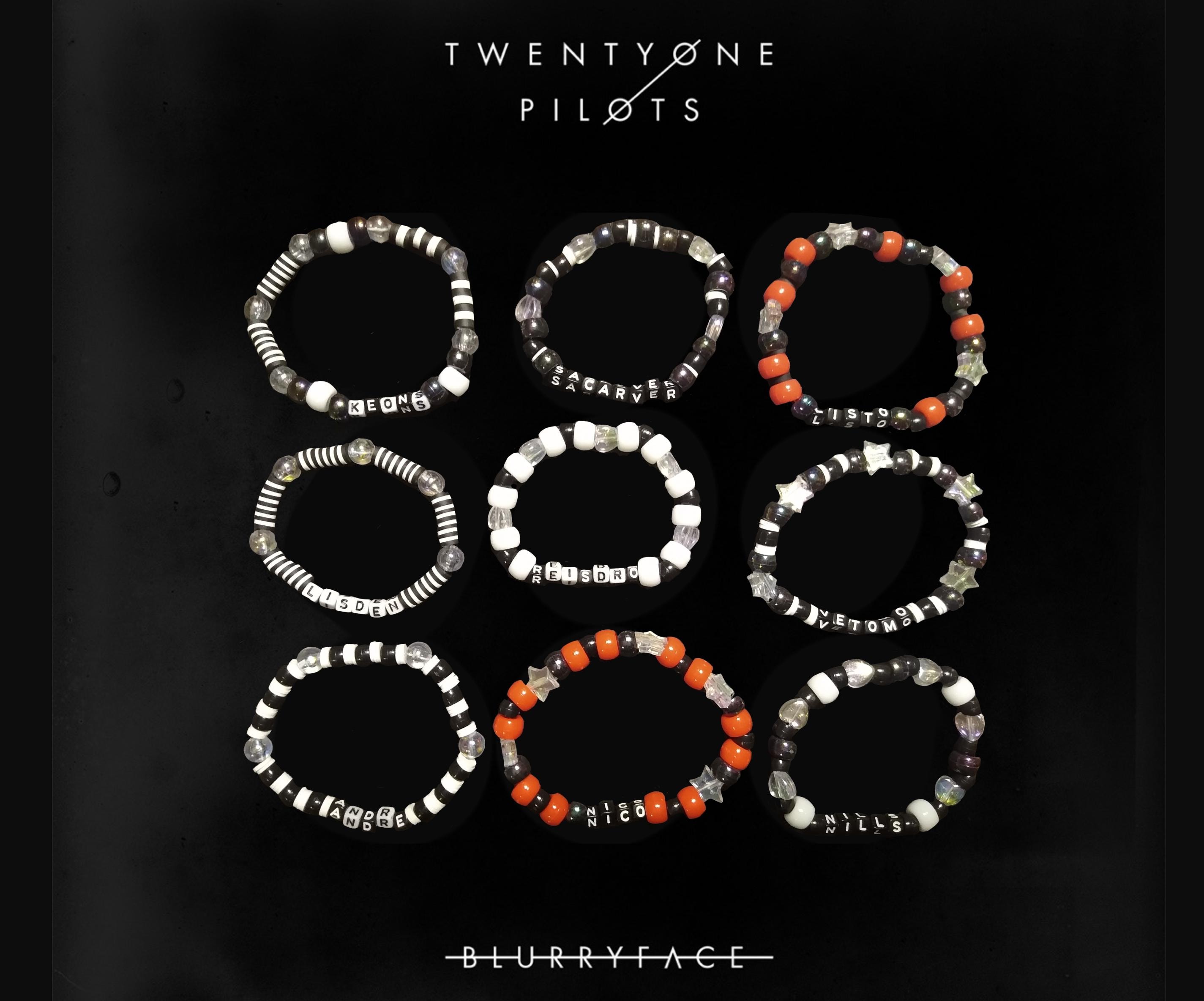 Twenty One Pilots Blurryface Inspired Friendship Bracelets
