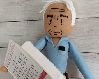 Howard Zinn Art Doll