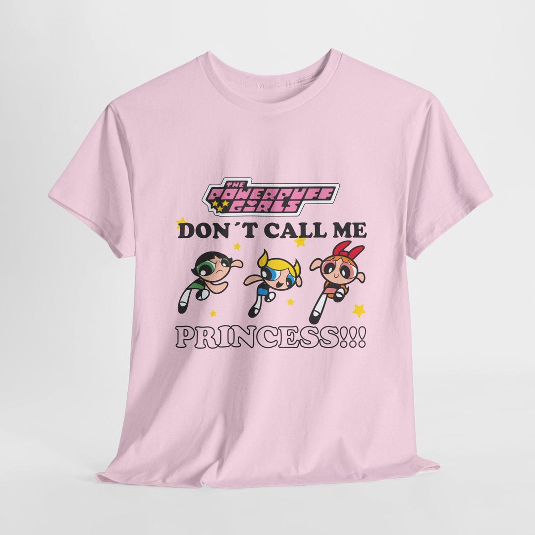 Powerpuff Girls Tough Stuff Mens and Womens Short Sleeve T-Shirt (Black, S-XXL