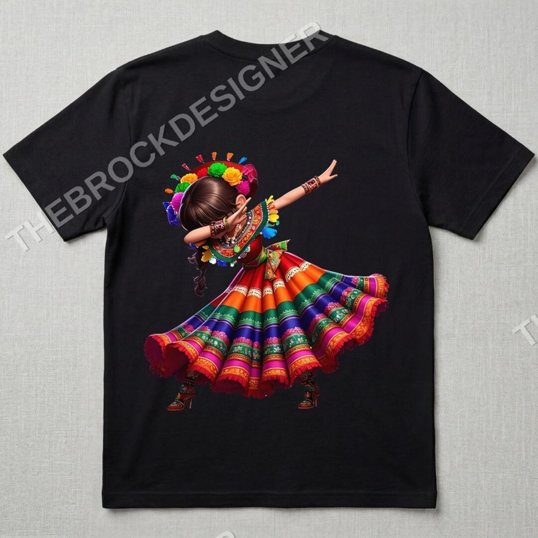 Dabbing Mexican Girl PNG, Fiesta Digital Clipart, Instant Download - Etsy