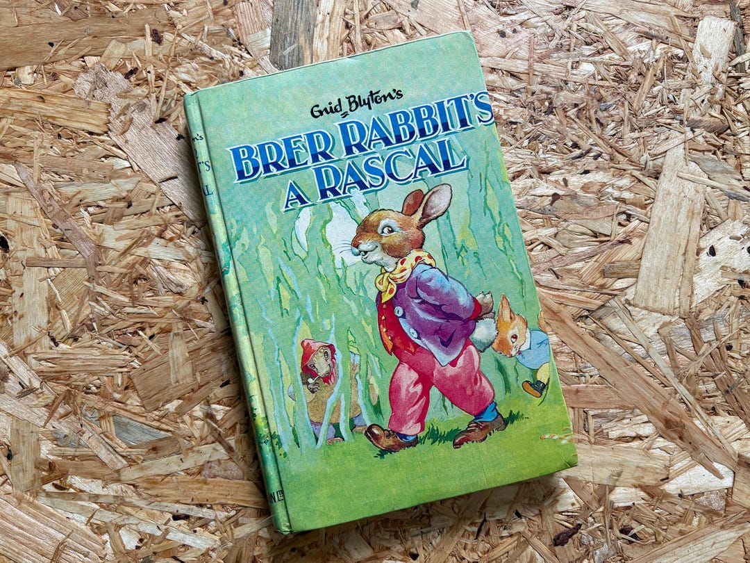 Vintage 'brer Rabbit's a Rascal' Book by Enid Blyton - Hardback, Dean ...
