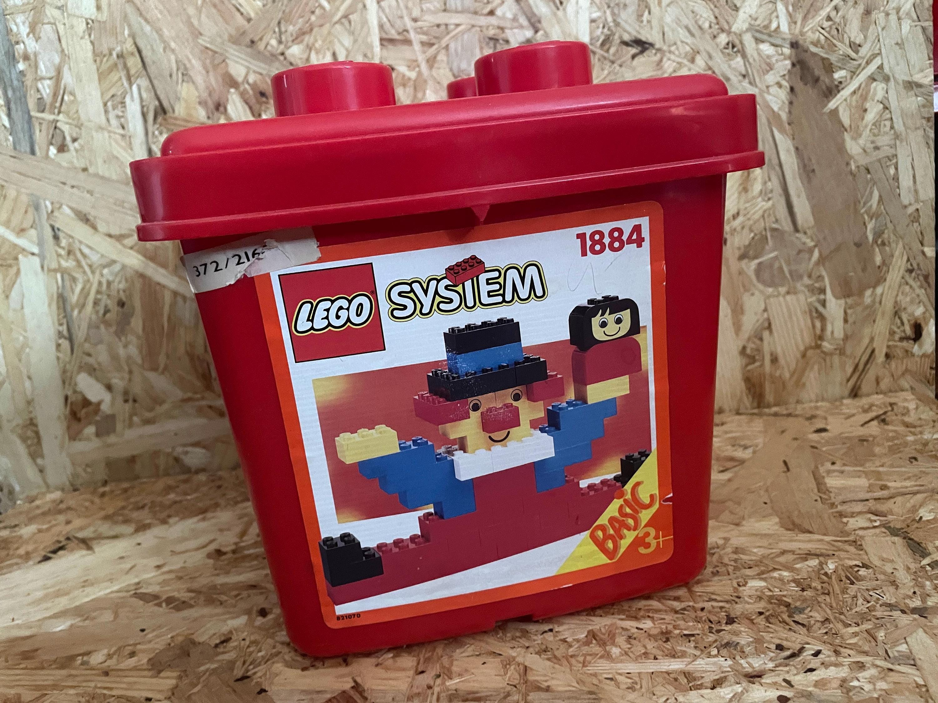 Lego System Basic 1884 Handy Bucket of Bricks, BUCKET ONLY (1992