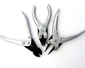 Key Chain//Ring Mini 3/" Parallel Action Flat Nose Pliers Fully Workable Jewellery
