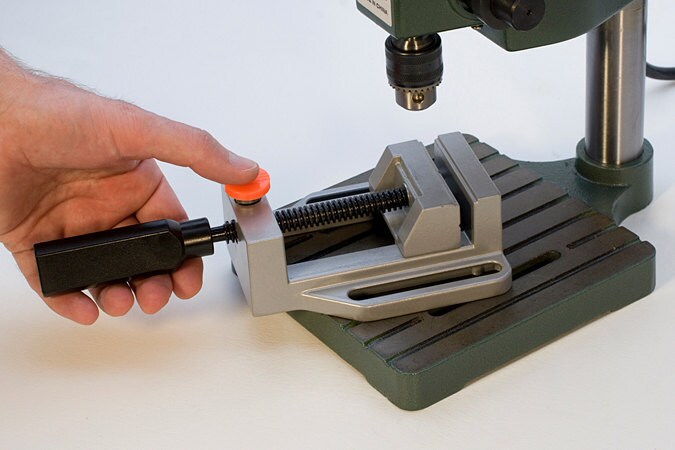 Quick release drill press on sale vise