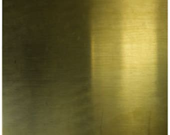 Brass Sheet 16 gauge 6 x 6 inch 1.30mm Thick New Lower Price