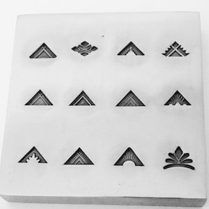 Shot Plate 12 Designs Southwest Etc. Shapes Impression die|  | silversmith tools | Charm Die- SALE