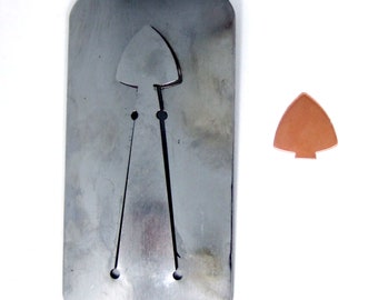 Matrice de découpe triangulaire pour crêpes 23 x 23 mm Découpe rapidement 2,005