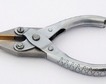 Brass Jaw Flat Nose Parallel Pliers