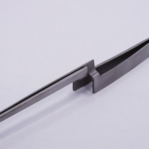 Standup Crosslock Stainless Steel Tweezers 6-1/4" Great For Soldering Etc.