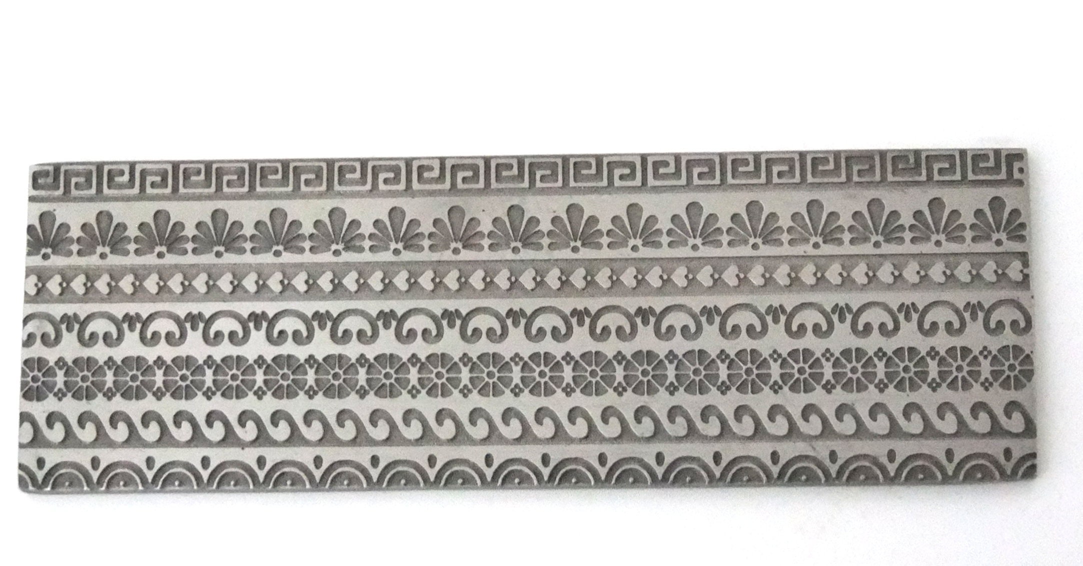 Pattern Texture Plate for Press or Rolling Mill 6 x 2.5 Inch, #3 for sale  