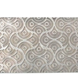 Pattern Texture Plate for Press or Rolling Mill 6 x 2.5 Inch  #26