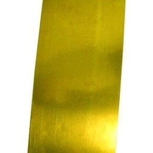 Brass Sheet 24gauge 6 x 3 inch 0.51mm Thick New Lower Price