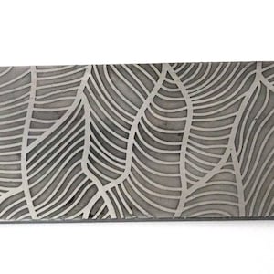 Pattern Texture Steel Plate for Press or Rolling Mill 6 x 2.5 Inch, #93