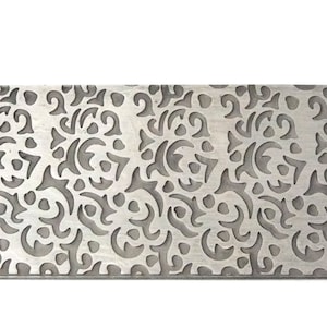 Pattern Texture Plate for Press or Rolling Mill 6 x 2.5 Inch, #47