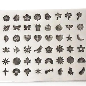 72 Abdruck Multi Design Shot Plate Impression Die|  | Silberschmiedewerkzeug | Charm Würfel -