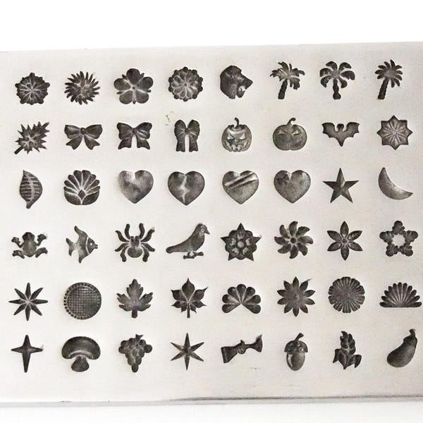 72 Impression Multi Design Shot Plate Impression Die | narzędzia złotnicze | Wykrojnik Charm - WYPRZEDAŻ