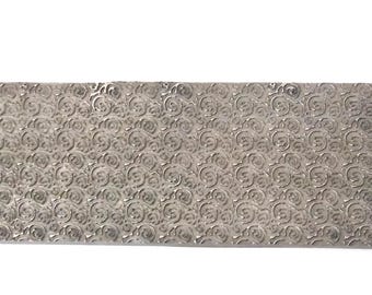 Pattern Texture Plate for Press or Rolling Mill 6 x 2.5 Inch, #9