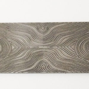 9 Inch Pattern Texture Plate for Press or Rolling Mill 9 x 2 Inch  #K  Great For Bracelet Blanks