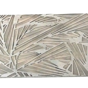 Muster Texturplatte für Presse oder Walzwerk 16,5 x 6,5 cm # 22