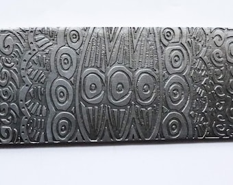 Pattern Texture Steel Plate for Press or Rolling Mill 6 x 2 Inch , #A