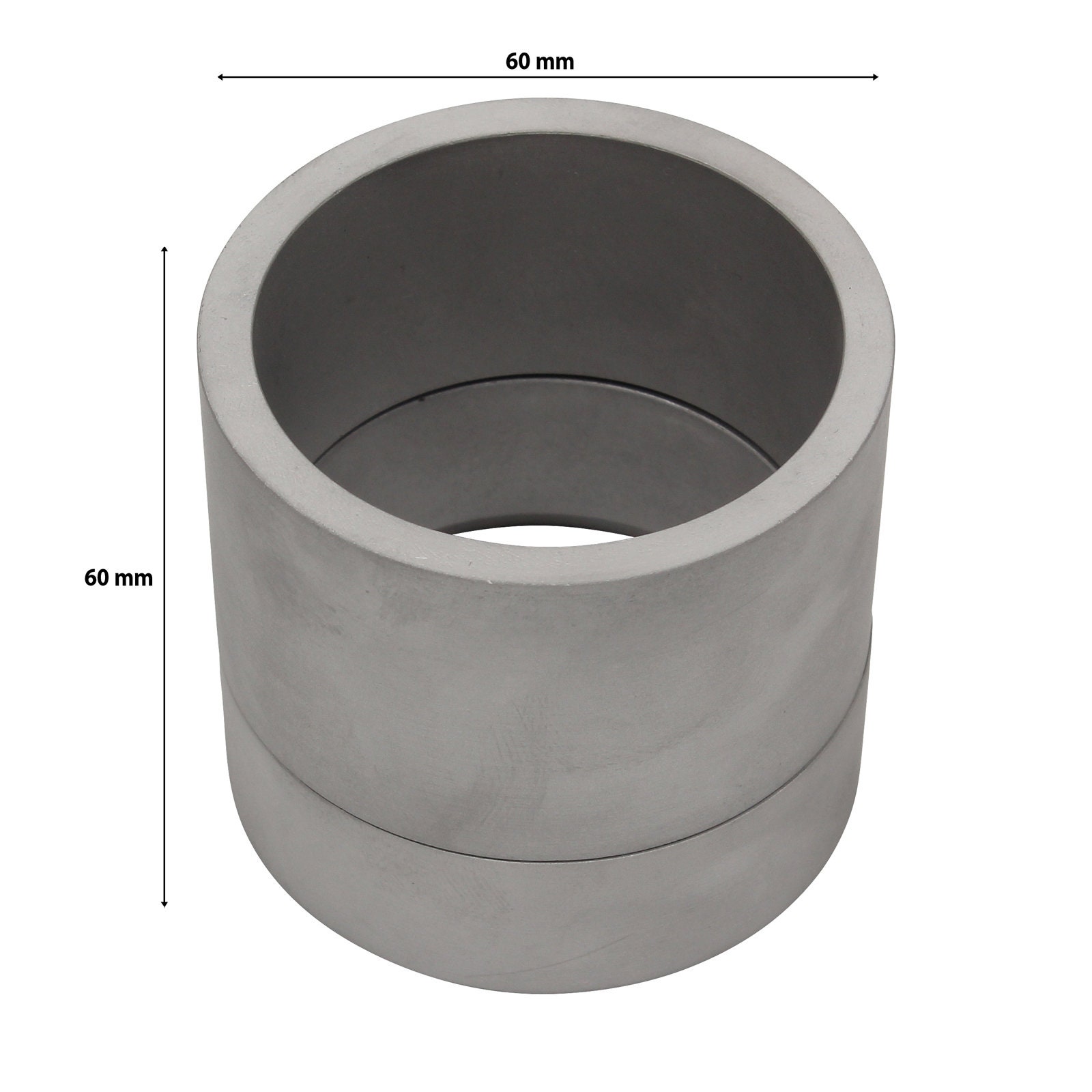 Mold Rings For Delft Clay Sand Casting 60 MM Aluminum 2 Part