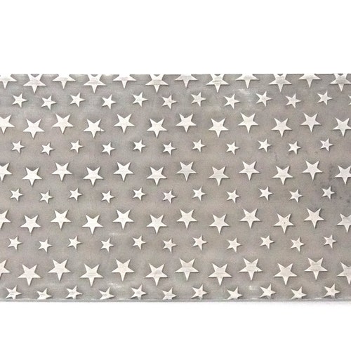 Design #3 Texture Plate For Metal Press Or Rolling Mill - 6" X 2" Embossing Tool For Jewelry & Metalwork