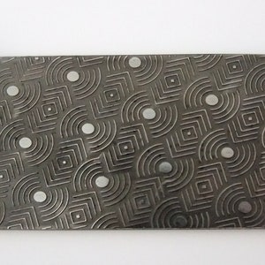 Pattern Texture Plate for Press or Rolling Mill 6 x 2.5 Inch, #35