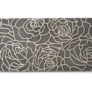 Pattern Steel Texture Plate for Press or Rolling Mill 6 x 2.5 Inch  #84